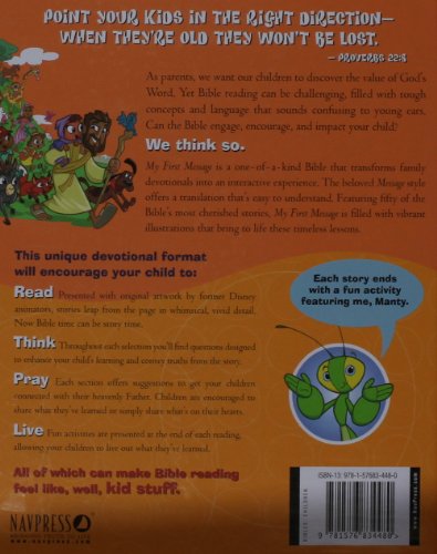 My First Message A Devotional Bible for Kids  2007 9781576834480 Front Cover