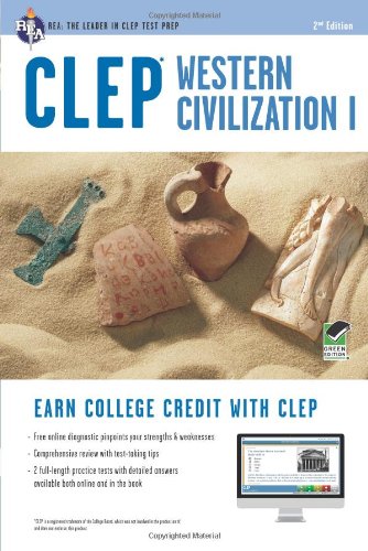 CLEP Western Civilization I With Online Pratice Tests:   2012 9780738610481 Front Cover