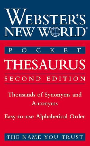 Pocket Thesaurus  2nd 2000 (Revised) 9780764561481 Front Cover