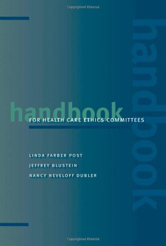 Handbook for Health Care Ethics Committees   2007 9780801884481 Front Cover