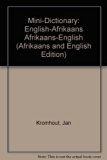 Afrikaans-English, English-Afrikaans Mini Dictionary 4th 9780627014482 Front Cover