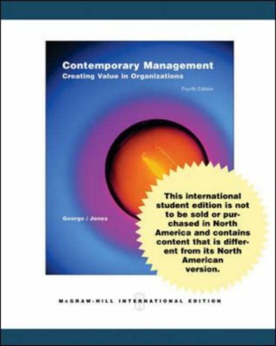 Contemporary Management N/A 9780071115483 Front Cover
