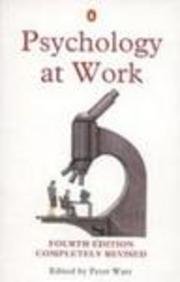 Psychology at Work  4th 1996 9780140246483 Front Cover