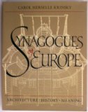 Synagogues of Europe : Architecture, History, Meaning N/A 9780262610483 Front Cover