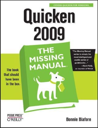 Quicken 2009: the Missing Manual   2008 9780596522483 Front Cover