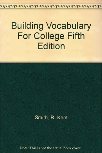 Building Vocabulary for College 5th 2002 9780618123483 Front Cover