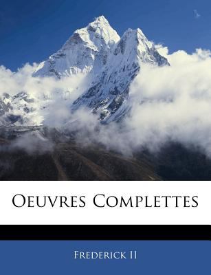 Oeuvres Complettes  N/A 9781144630483 Front Cover