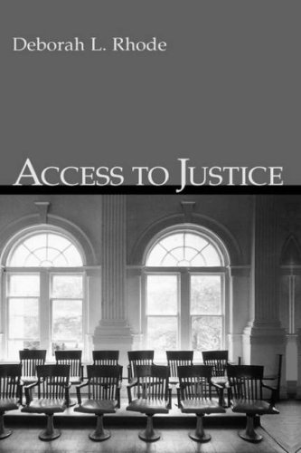Access to Justice   2004 9780195306484 Front Cover