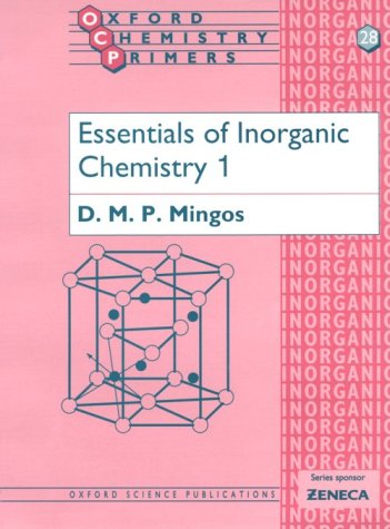 Essentials of Inorganic Chemistry 1   1995 9780198558484 Front Cover