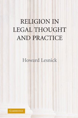 Religion in Legal Thought and Practice   2010 9780521134484 Front Cover