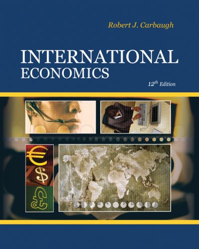 International Economics  12th 2009 9780324581485 Front Cover