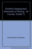 Elements of Writing : Portfolio Assessment N/A 9780030511486 Front Cover