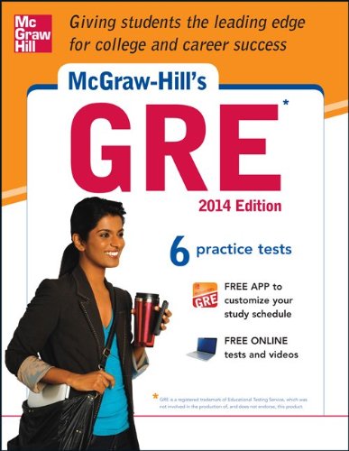 Mcgraw-hill's GRE, 2014:   2013 9780071817486 Front Cover