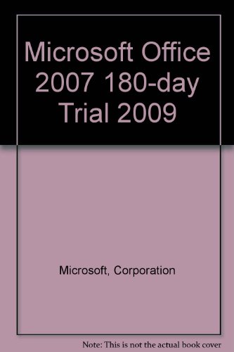 Microsoft Office 2007 180-day Trial 2009  6th 2010 9780137052486 Front Cover
