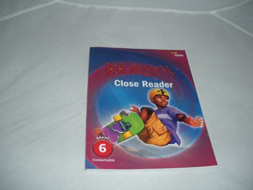 Journeys Close Reader Grade 6 N/A 9780544869486 Front Cover