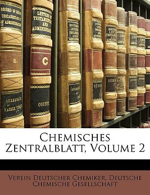 Chemisches Zentralblatt N/A 9781147766486 Front Cover