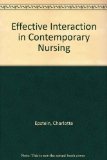 Effective Interaction in Contemporary Nursing  1974 9780132414487 Front Cover