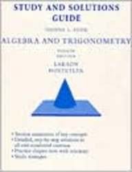 Interactive College Algebra and Trignometry  4th 1997 (Student Manual, Study Guide, etc.) 9780669417487 Front Cover