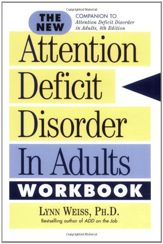 The New Attention Deficit Disorder in Adults Workbook  N/A 9781589792487 Front Cover