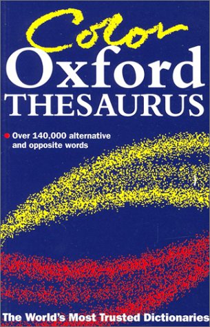 Oxford Color Thesaurus  2nd 2002 (Revised) 9780198604488 Front Cover
