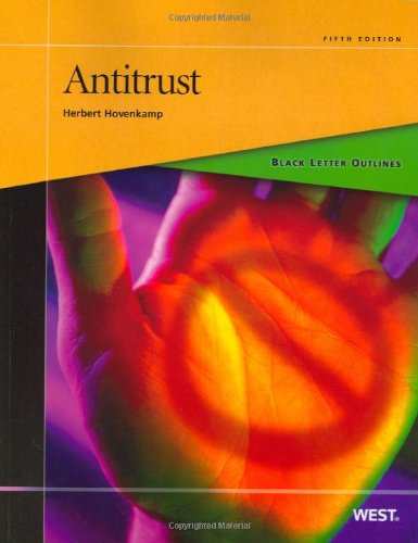 Antitrust  5th 2011 (Revised) 9780314274489 Front Cover