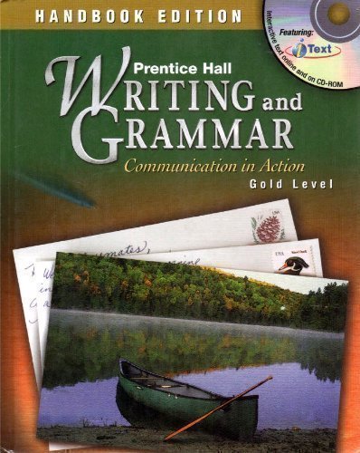 Writing and Grammar - Communication in Handbook   2004 (Student Manual, Study Guide, etc.) 9780130375490 Front Cover
