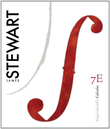Student Solutions Manual (Chapters 1-11) for Stewart's Single Variable Calculus, 7th  7th 2012 9780840049490 Front Cover