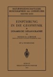 Einfï¿½hrung in Die Geophysik   1929 9783709156490 Front Cover