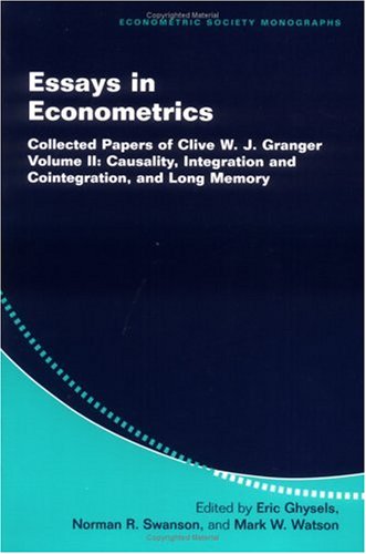 Essays in Econometrics Causality, Integration and Cointegration, and Long Memory  2001 9780521796491 Front Cover
