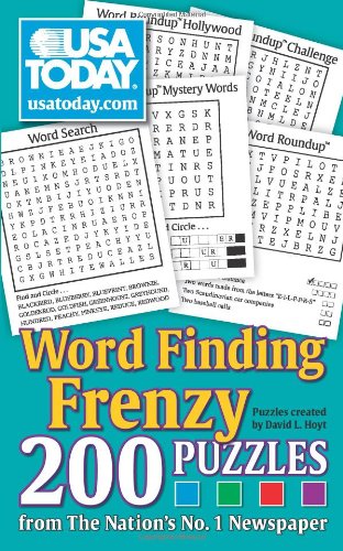 USA TODAY Word Finding Frenzy 200 Puzzles  2010 9780740797491 Front Cover