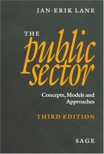 Public Sector Concepts, Models and Approaches 3rd 2000 (Revised) 9780761967491 Front Cover