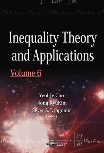 Inequality Theory and Applications   2011 9781621008491 Front Cover