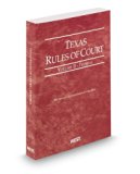 TEXAS RULES OF COURT,FEDERAL-2013       N/A 9780314655493 Front Cover