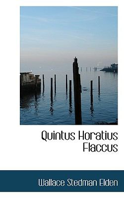 Quintus Horatius Flaccus  N/A 9781110429493 Front Cover