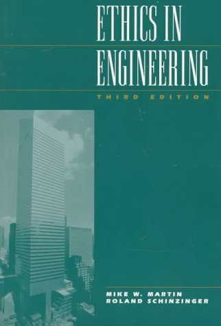 Ethics in Engineering  3rd 1996 9780070408494 Front Cover