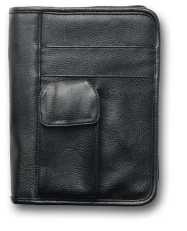 Leather-Look Black with Exterior Pockets Xl   2003 9780310802495 Front Cover