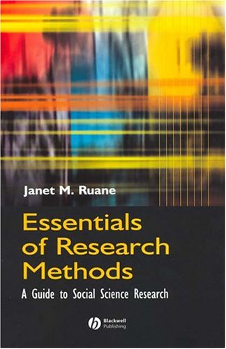 Essentials of Research Methods A Guide to Social Science Research  2004 9780631230496 Front Cover