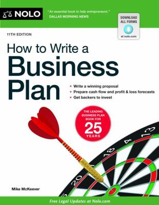 How to Write a Business Plan  11th 2012 9781413317497 Front Cover