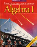 Algebra 1  3rd 9780030660498 Front Cover