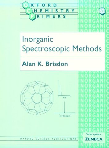 Inorganic Spectroscopic Methods   1998 9780198559498 Front Cover