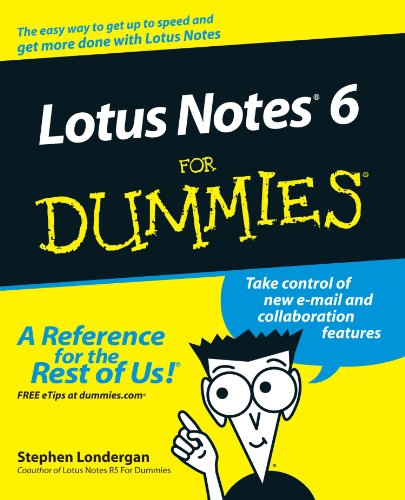 Lotus Notes 6 for Dummies   2003 9780764516498 Front Cover
