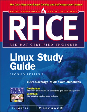 RHCE Red Hat Certified Engineer Linux  2nd 2001 (Student Manual, Study Guide, etc.) 9780072131499 Front Cover