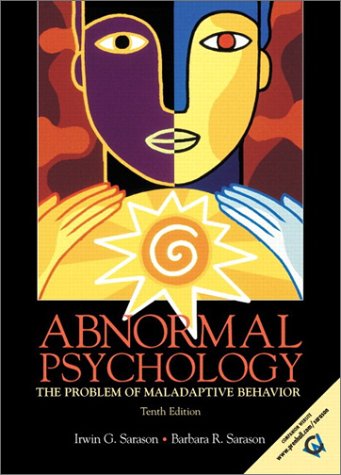 Abnormal Psychology The Problem of Maladaptive Behavior 10th 2002 9780130918499 Front Cover