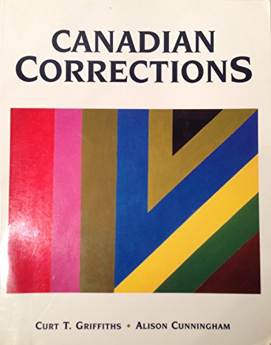 CANADIAN CORRECTIONS 1st 9780176165499 Front Cover