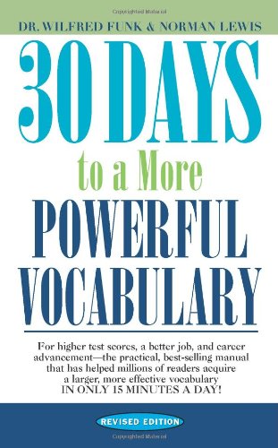 30 Days to a More Powerful Vocabulary   1970 (Revised) 9780671743499 Front Cover