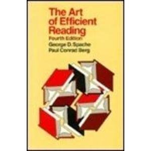 Art of Efficient Reading  4th 1984 9780024140500 Front Cover