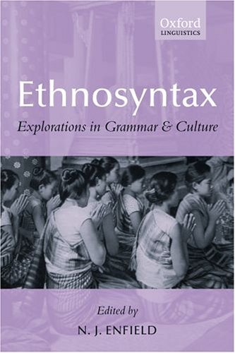 Ethnosyntax Explorations in Grammar and Culture  2004 9780199266500 Front Cover