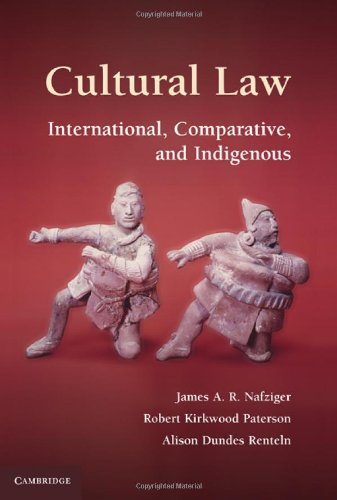 Cultural Law International, Comparative, and Indigenous  2010 9780521865500 Front Cover