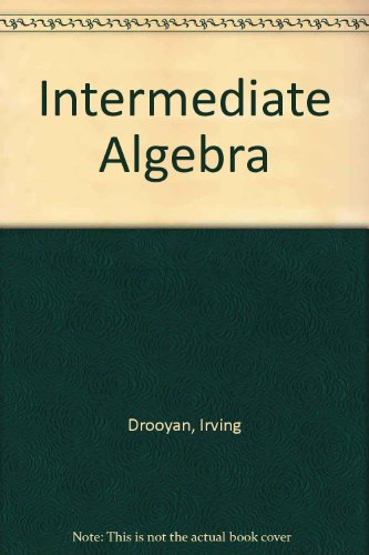 Intermediate Algebra 8th 1995 9780534946500 Front Cover