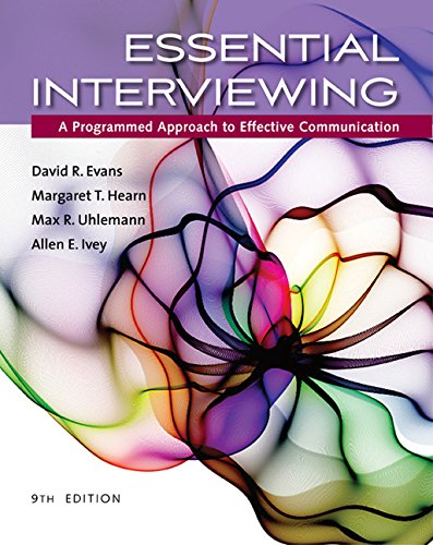Essential Interviewing: A Programmed Approach to Effective Communication  2016 9781305271500 Front Cover